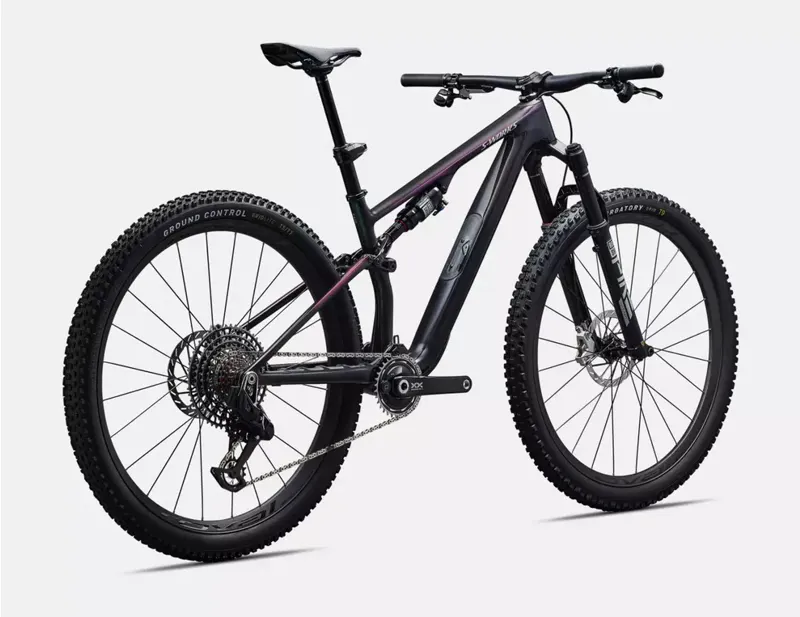 2026 S-Works Epic 8 Evo AXS XC Mountain Bike - Gloss Carbon/Green-Purple-2