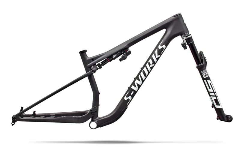2027 S-Works Epic 9 XC Mountain Bike Frameset - Satin Carbon/White Silver