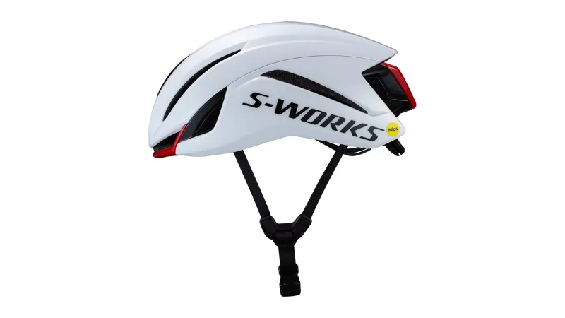 S-Works Evade 4 CE Road Cycling Helmet - White/Red-1