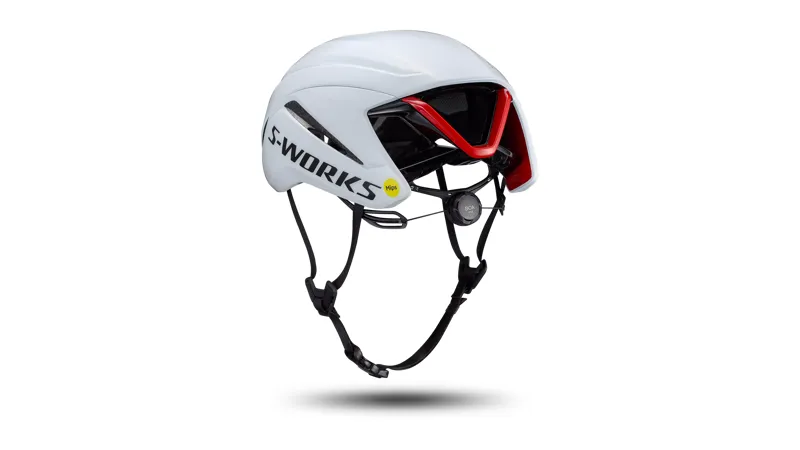 S-Works Evade 4 CE Road Cycling Helmet - White/Red-4
