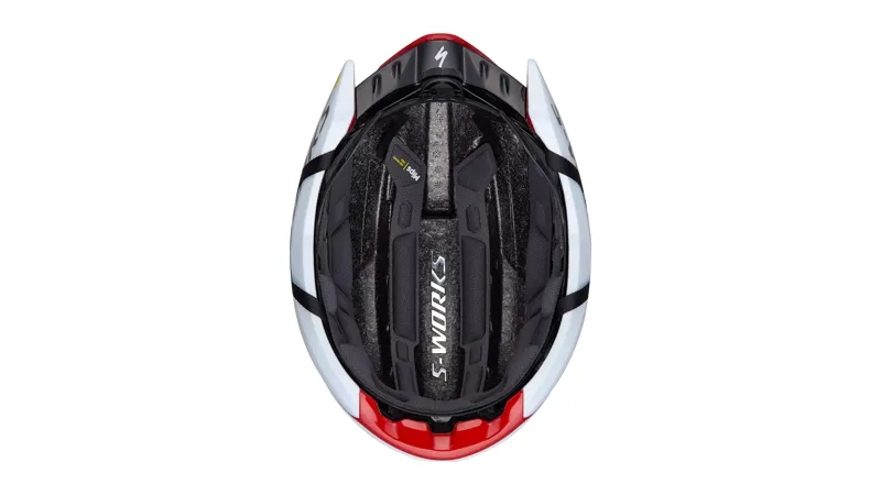 S-Works Evade 4 CE Road Cycling Helmet - White/Red-6