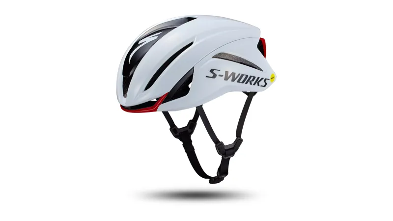 S-Works Evade 4 CE Road Cycling Helmet - White/Red