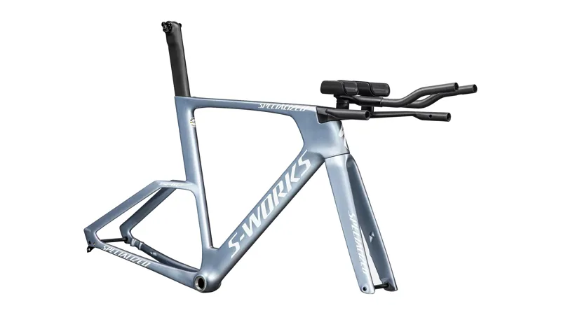 2026 S-Works Shiv TT Module Triathlon Bike Frame - Gloss Glacial Metallic-1