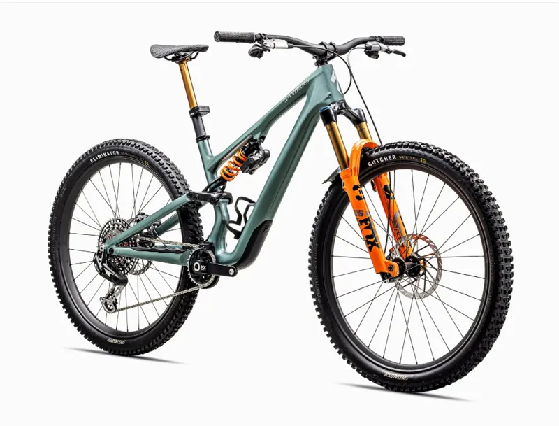 2025 S-Works Stumpjumper 15 LTD Fox DHX Valve Neo Mountain Bike - Gloss Fjord-1