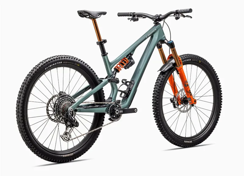 2025 S-Works Stumpjumper 15 LTD Fox DHX Valve Neo Mountain Bike - Gloss Fjord-2