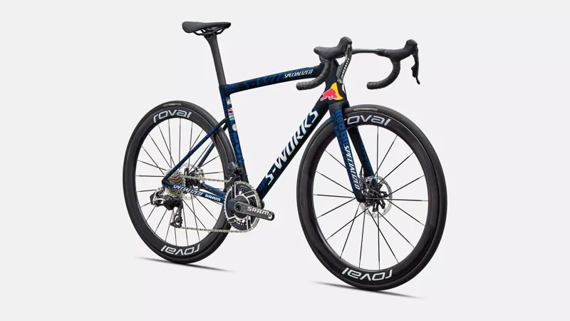 2026 S-Works Tarmac SL8 LTD Road Bike - Red Bull Bora 2025 TDF Blue-1