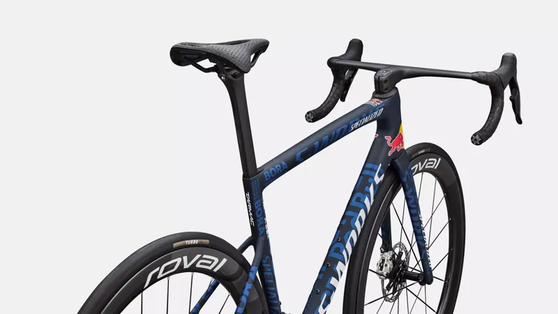 2026 S-Works Tarmac SL8 LTD Road Bike - Red Bull Bora 2025 TDF Blue-3