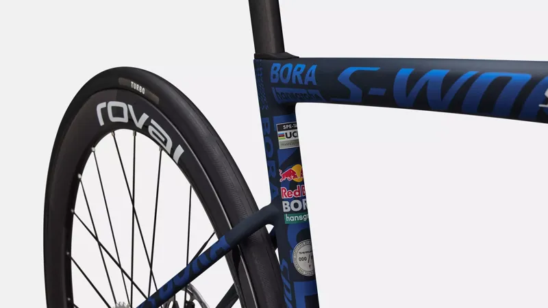 2026 S-Works Tarmac SL8 LTD Road Bike - Red Bull Bora 2025 TDF Blue-5