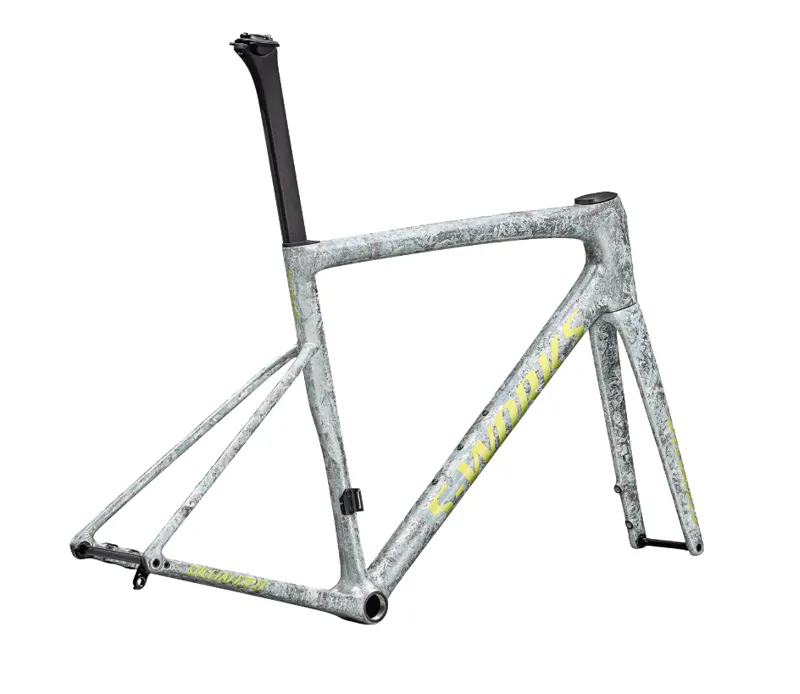 2025 S-Works Tarmac SL8 Road Bike Frameset - Satin Liquid Silver-1