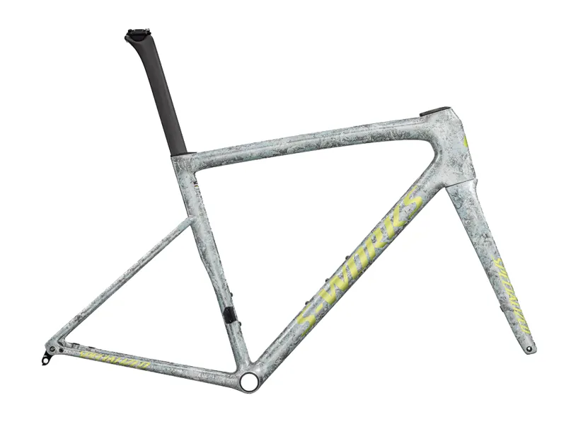 2025 S-Works Tarmac SL8 Road Bike Frameset - Satin Liquid Silver