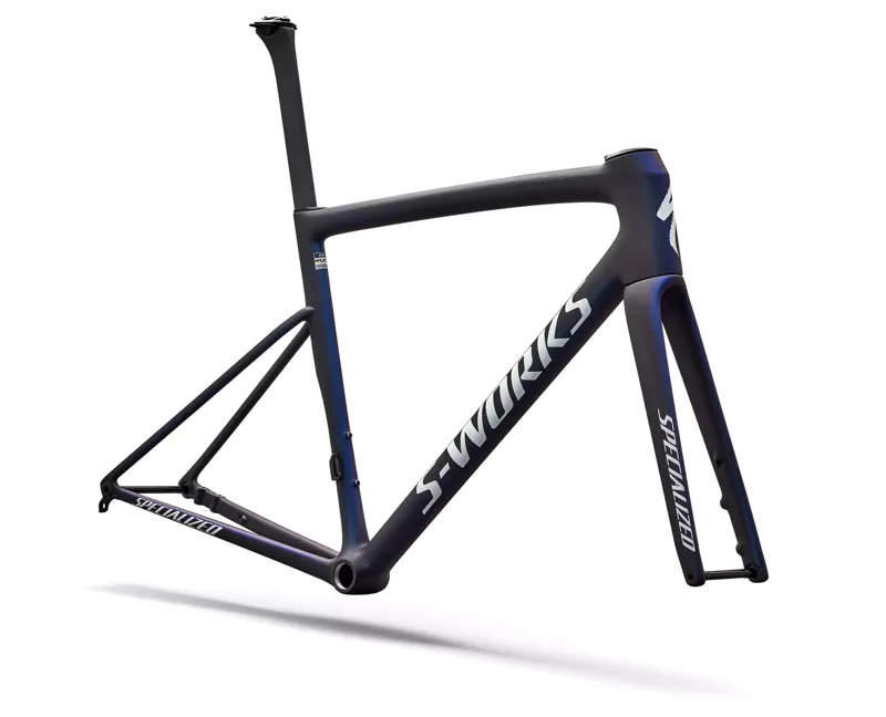 2026 S-Works Tarmac SL8 Road Bike Frameset - Satin Carbon/Cyan-1