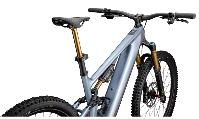 2026 S-Works Turbo Levo 4 Electric Mountain Bike - Gloss Glacial Metallic-3