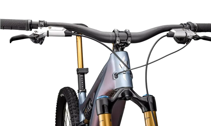 2026 S-Works Turbo Levo 4 Electric Mountain Bike - Gloss Glacial Metallic-4