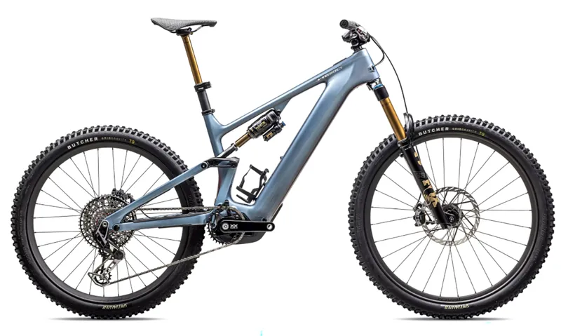 2026 S-Works Turbo Levo 4 Electric Mountain Bike - Gloss Glacial Metallic