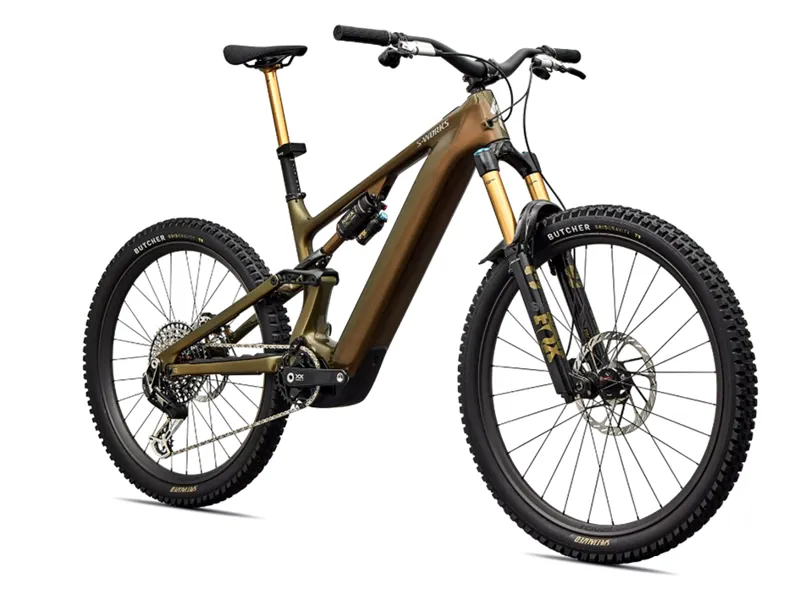 2026 S-Works Turbo Levo 4 Electric Mountain Bike - Laurel Green/Burnt Gold-1