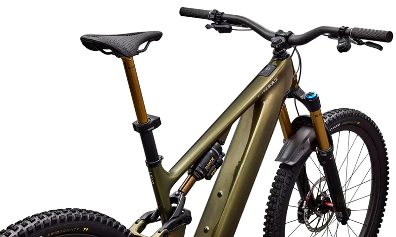 2026 S-Works Turbo Levo 4 Electric Mountain Bike - Laurel Green/Burnt Gold-3