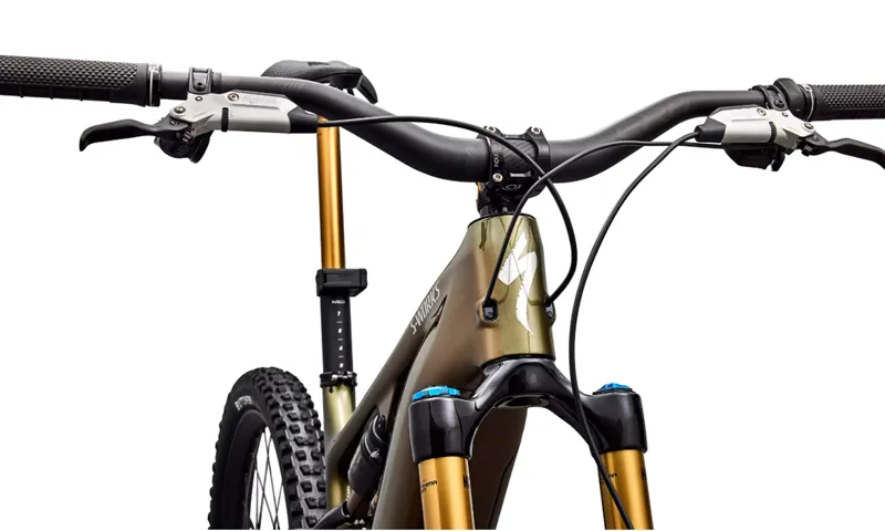 2026 S-Works Turbo Levo 4 Electric Mountain Bike - Laurel Green/Burnt Gold-4