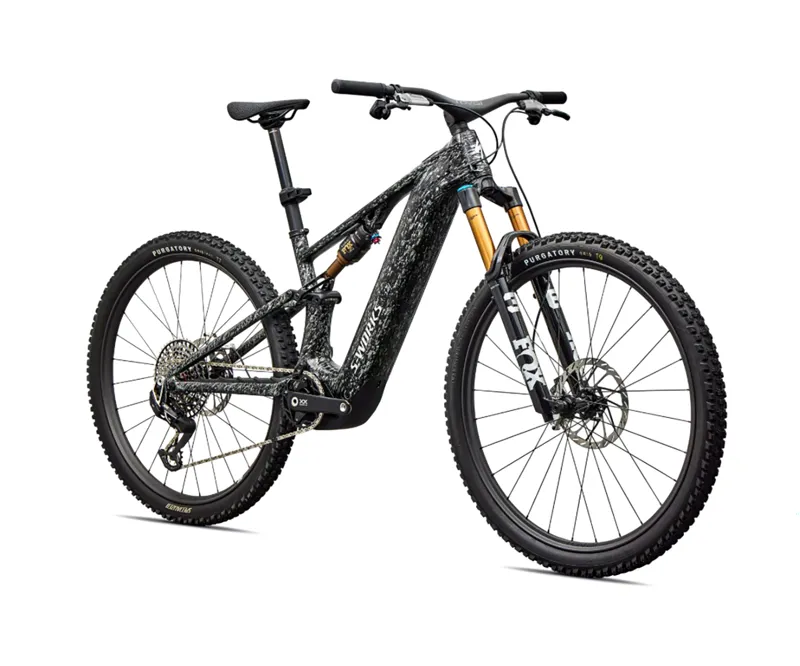 2026 S-Works Turbo Levo R Electric Mountain Bike - Gloss Shadow Silver-5