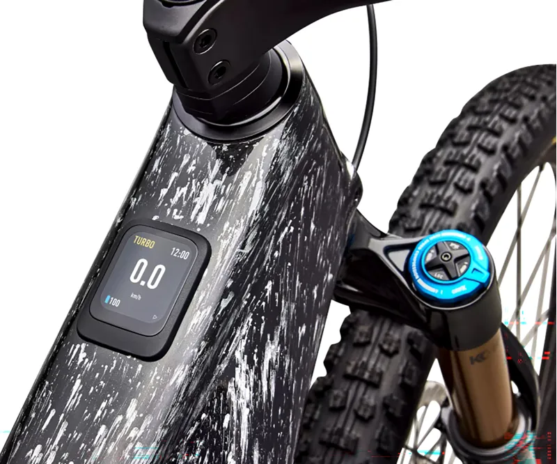 2026 S-Works Turbo Levo R Electric Mountain Bike - Gloss Shadow Silver-7