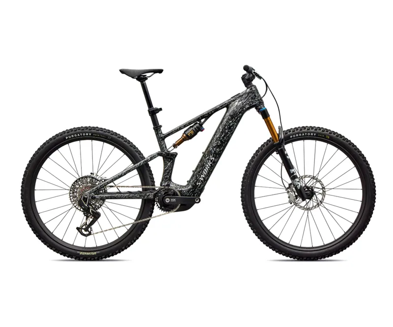 2026 S-Works Turbo Levo R Electric Mountain Bike - Gloss Shadow Silver