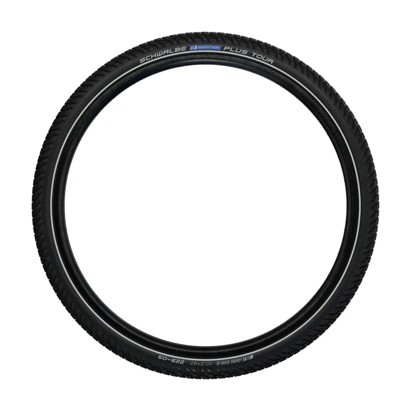 Schwalbe Marathon Plus Tour SmartGuard 27.5 Touring Tyre - Black/Reflex-2