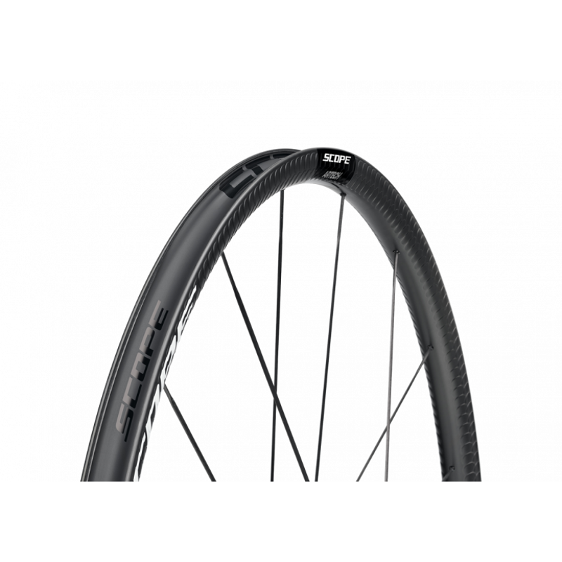 Scope Cycling Artech 2 Disc Brake Carbon 700c Wheelset Shimano - White-3