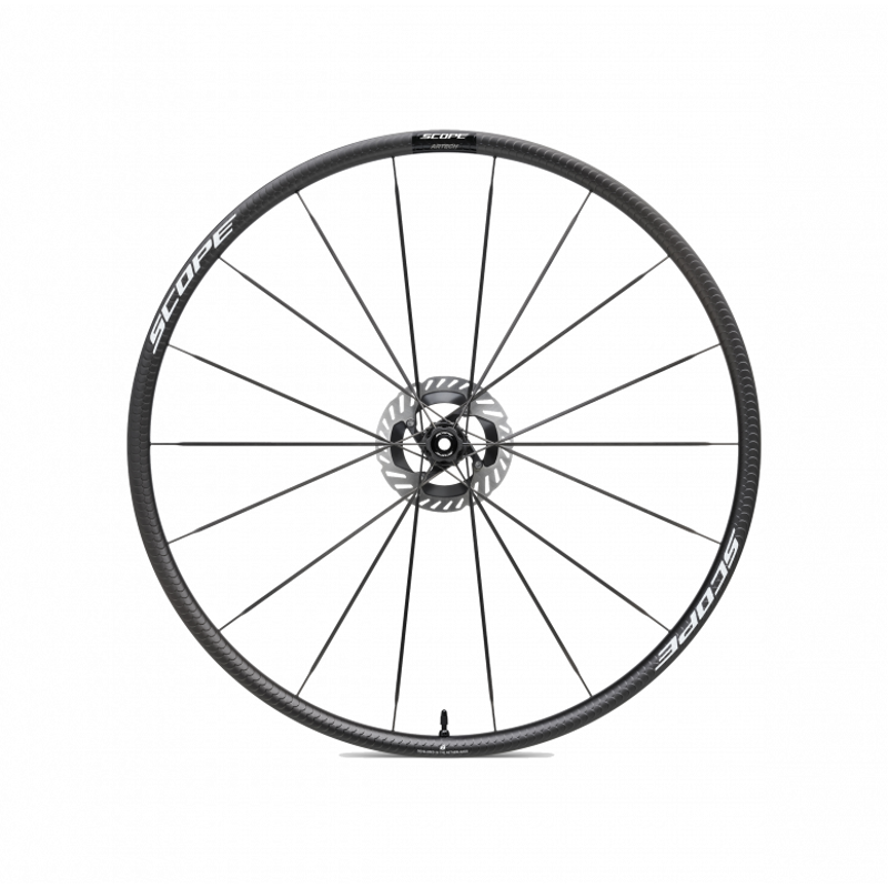 Scope Cycling Artech 2 Disc Brake Carbon 700c Wheelset Shimano - White-1