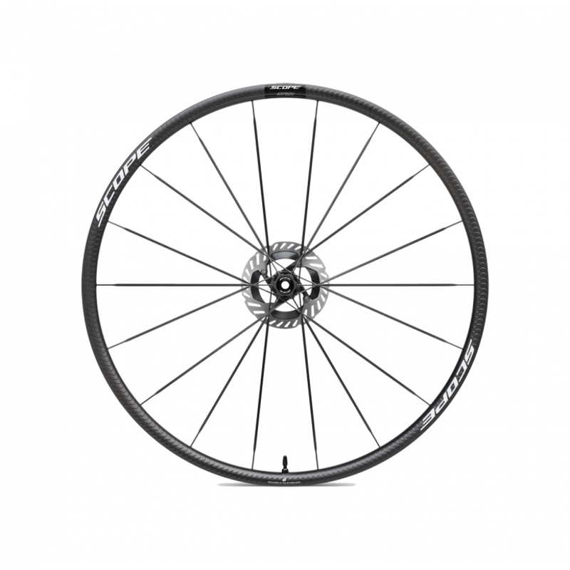 Scope Cycling Artech 2A All-Road Disc Brake 700c Wheelset Shimano - White-1