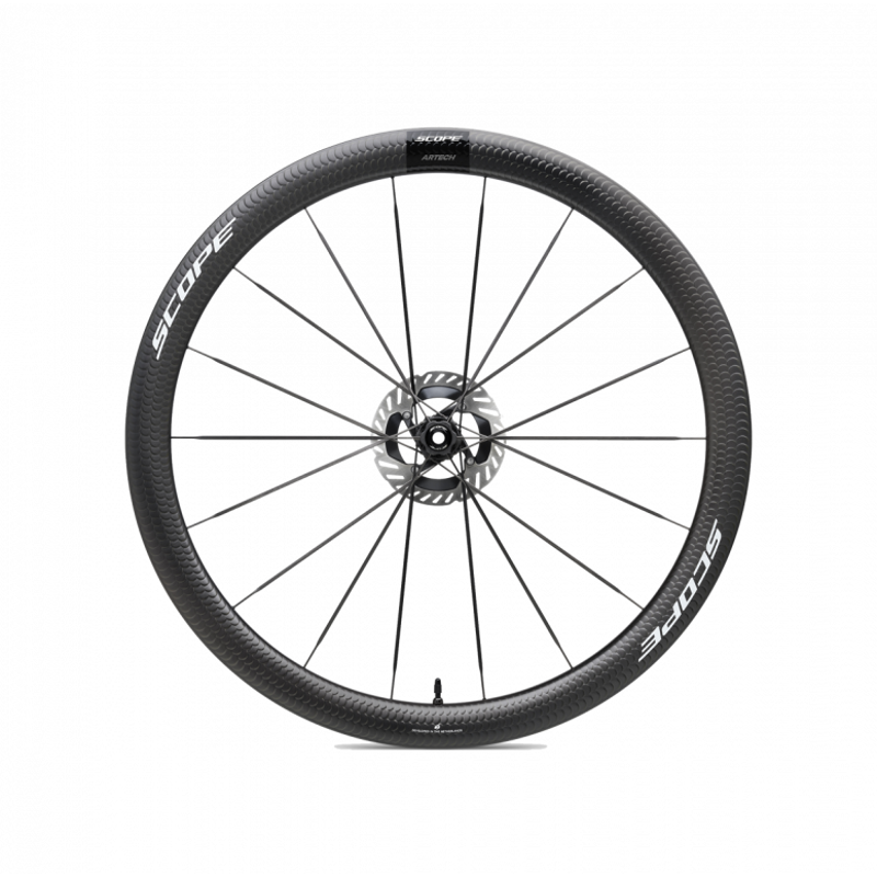 Scope Cycling ARTECH 4 Disc Brake Carbon 700c Road Wheelset SRAM - White-1