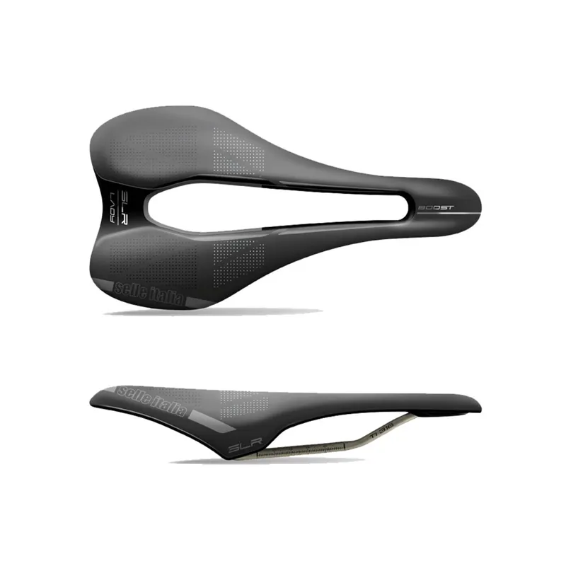 Selle Italia SLR Boost Lady Ti 316 Superflow Road Saddle - Black