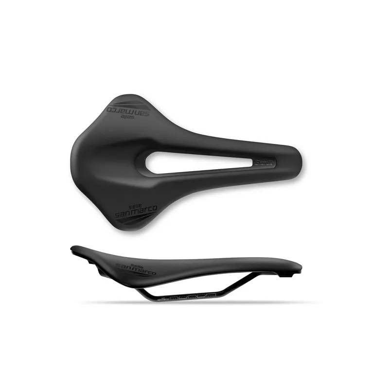 Selle San Marco Shortfit 2.0 Sports Road Saddle - Black