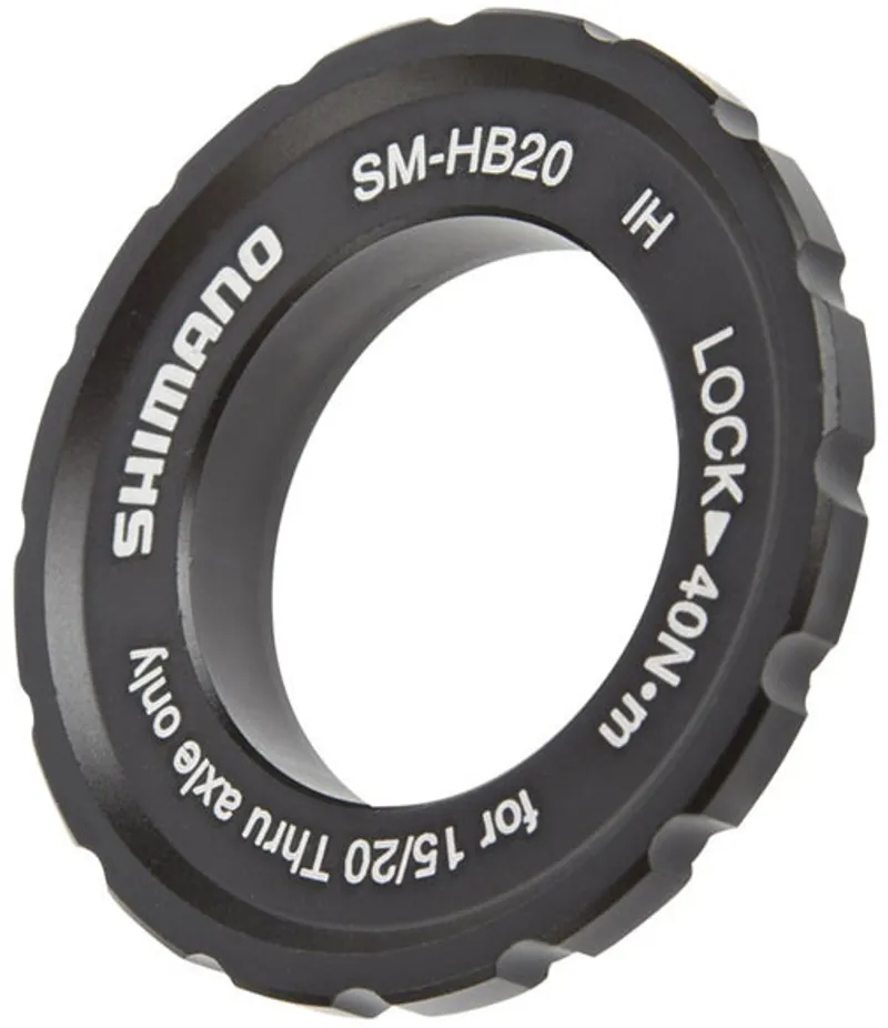 Shimano HB-M776 SM-HB20 External Lock Ring and Washer - Black