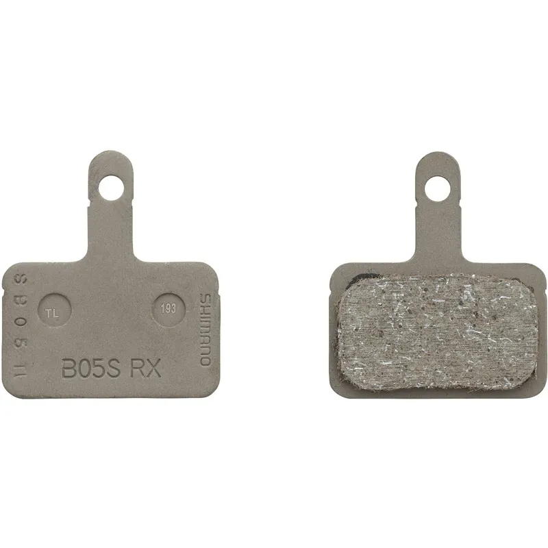 Shimano B05S-RX Disc Brake Pads and Spring Resin Pad Steel Back - Pair