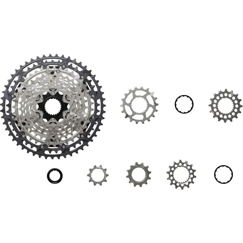 Shimano Deore XT CS-M8200 12-Speed Cassette 10-51T - Silver/Black-1