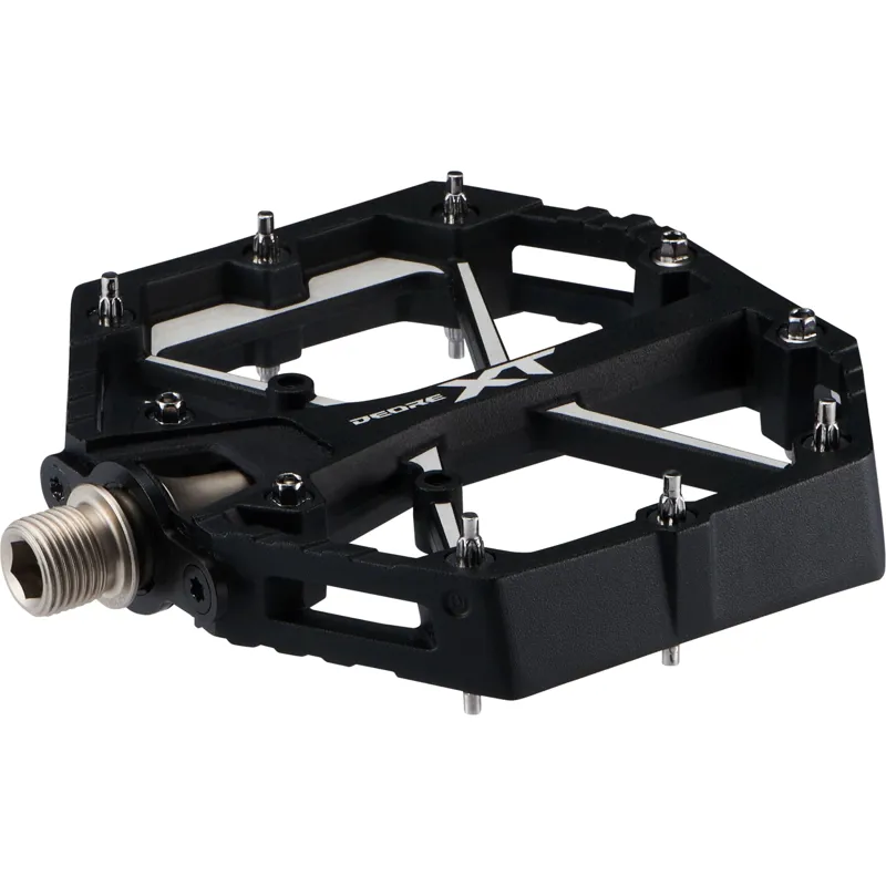 Shimano Deore XT PD-M8240 MTB Flat Pedals Pair - Black-2