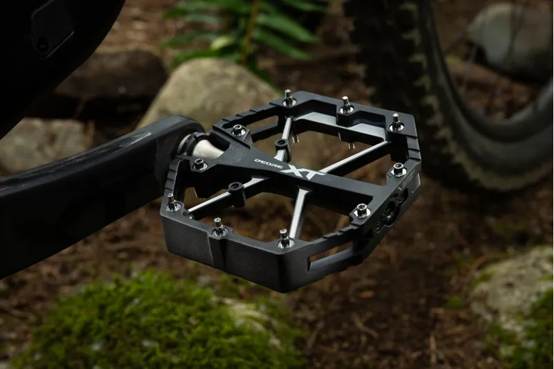 Shimano Deore XT PD-M8240 MTB Flat Pedals Pair - Black-4