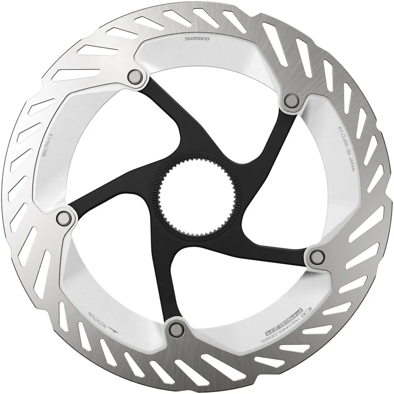 Shimano Deore XT RT-CL800 Ice Tech FREEZA Brake Rotor with Ext Lockring 180mm