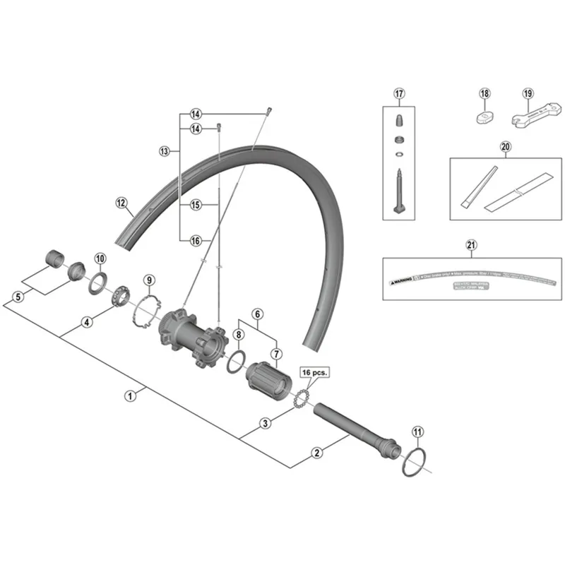 Shimano FH-9000 Low Spacer 1.85mm