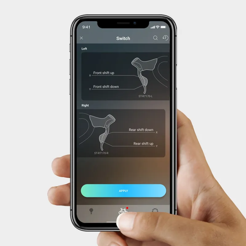 Shimano GRX ST-RX715/BR-RX410 Bled Hydraulic Di2 STI Set FM Calliper RH Front-1