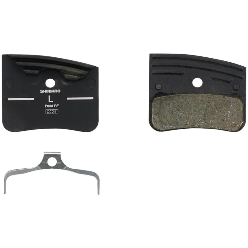 Shimano XTR P03A-RF Disc Brake Pads/Spring Alloy Back with Cooling Fins - Resin