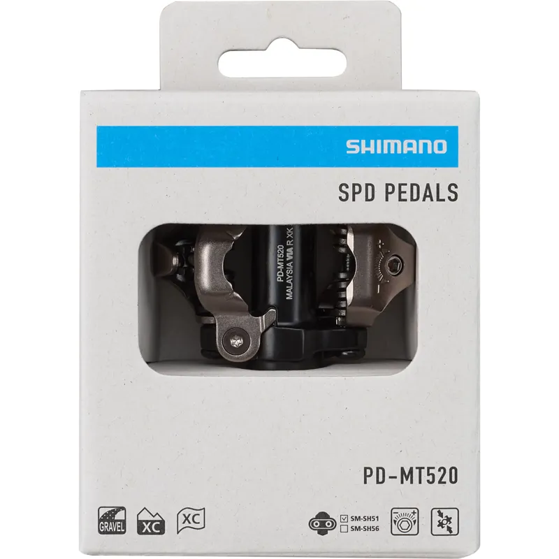 Shimano PD-MT520 MTB SPD Pedal with SM-SH51 Cleats-5