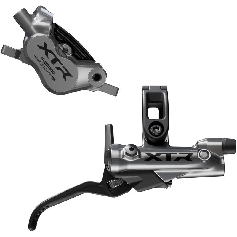 Shimano XTR BR-M9220/BL-9220 4 Pot Bled Brake Lever/Post Mount Callipers