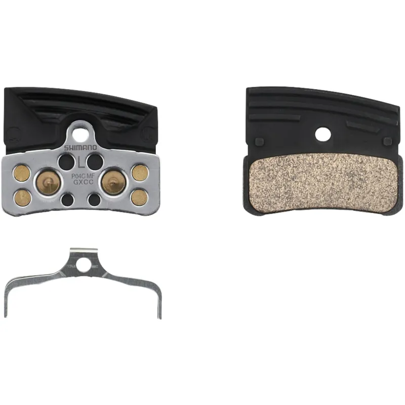 Shimano XTR P04C-MF Disc Brake Pads and Spring Alloy/Stainless Back