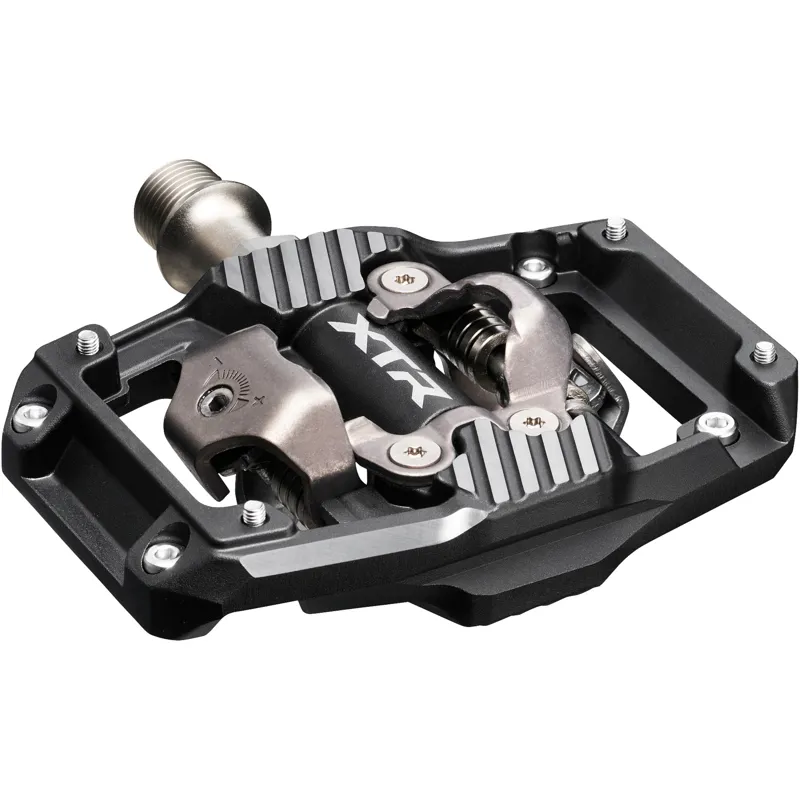 Shimano XTR PD-M9220 Trail Wide Platform Pedals - Grey/Black