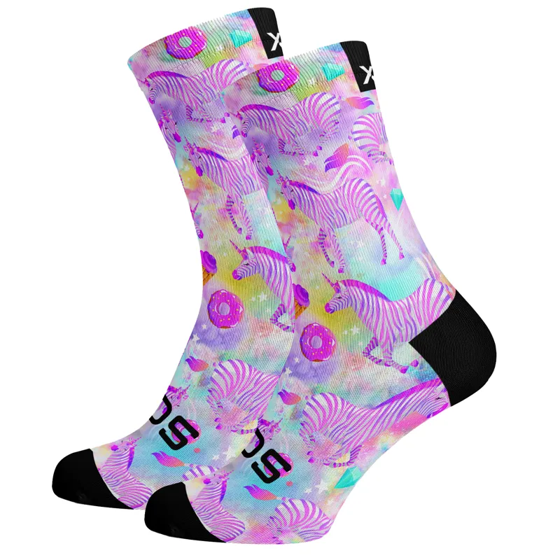 Sox Footwear Premium Crew Cycling Socks - Africorn Animals