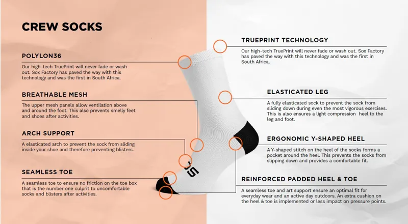 Sox Footwear Premium Crew Cycling Socks - Llama Animals-2