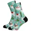 Sox Footwear Premium Crew Cycling Socks - Llama Animals