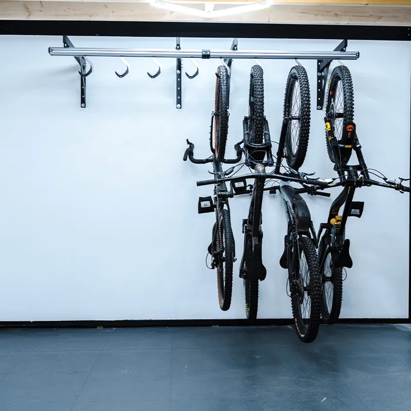 Stashed SpaceRail Wall Bike Storage System-3