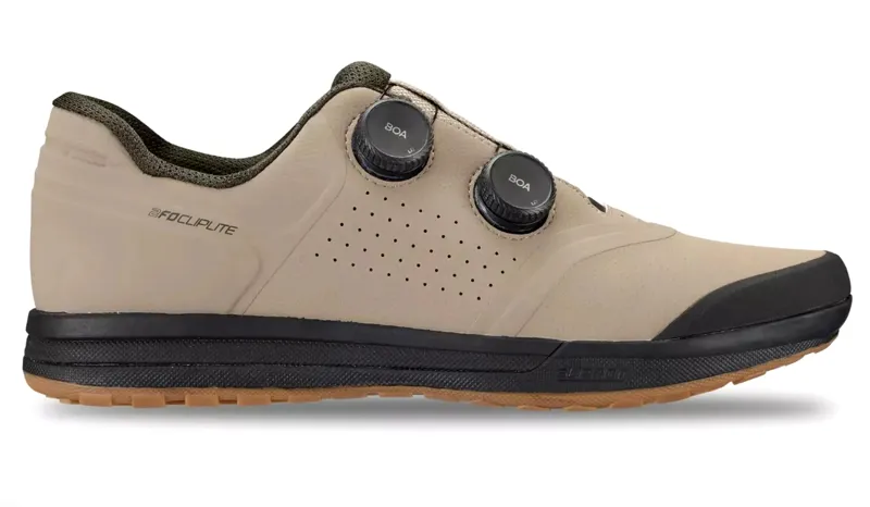 Specialized 2FO Cliplite Mountain Bike Shoes - Taupe/Dark Moss Green