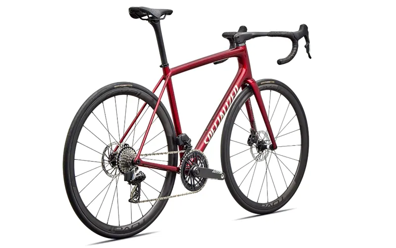2026 Specialized Aethos 2 Pro SRAM Force AXS Road Bike - Gloss Red Sky-2